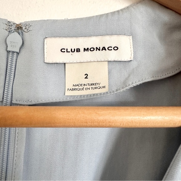 Club Monaco Asymmetrical Wrap Midi Maxi Dress Wedding Guest Bridesmaid 2 XS S - Picture 4 of 8